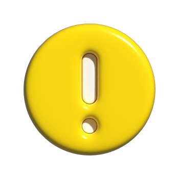 warning icon 3d png