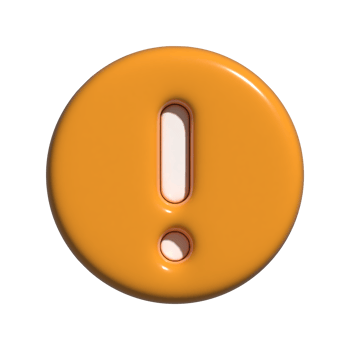 warning icon 3d png