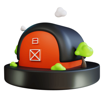 Farm And Agriculture 3D Icon png