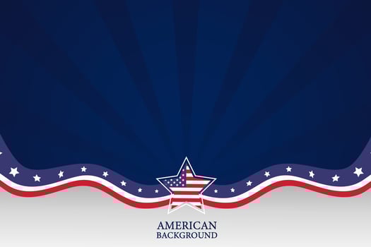 Vector independence day 4th of July patriotic background
