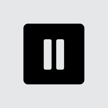Button Icon on Recorder vector