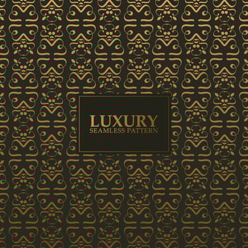 luxury dark seamless pattern background vector