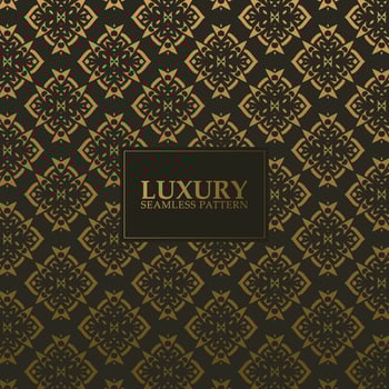 luxury dark seamless pattern background vector