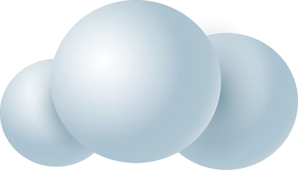 3D Spheres Element In Grey Color. vector