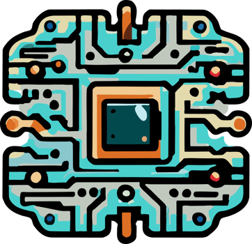 Chip cpu png graphic clipart design