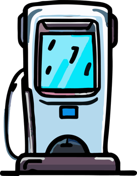 EV car charger png graphic clipart design