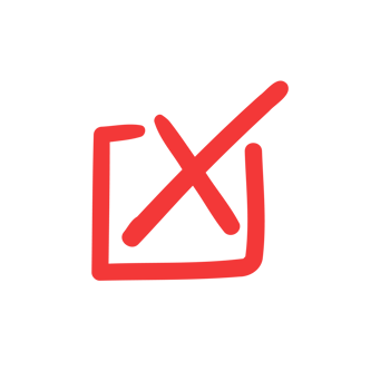 right and wrong mark doodle hand drawn png