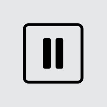 Button Icon on Recorder vector