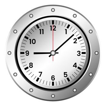 Classic Wall Clock Icon, Clock Face Icon, Symbol For Team Work, Time Management, Deadline, Transparent Background png