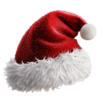 Santa Claus Red Christmas Hat. png