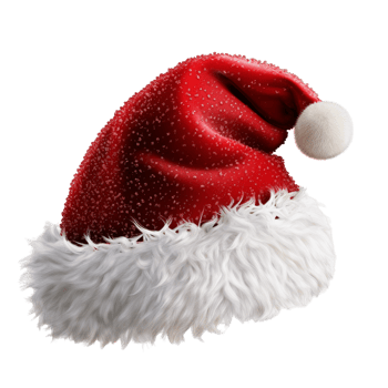 Santa Claus Red Christmas Hat Cartoon. png
