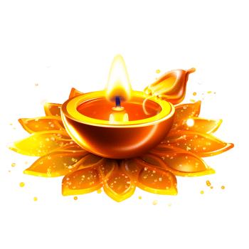 Diya Colorful Rangoli Diwali Festivals In India. png