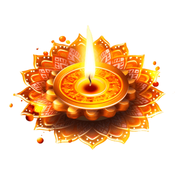 Diya Colorful Rangoli Diwali Festivals In India. png