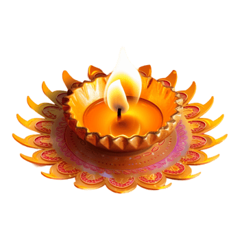 Diya Colorful Rangoli Diwali Festivals In India. png