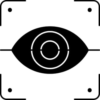 Retina Scanner Icon vector