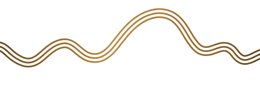 Luxury gold line element png