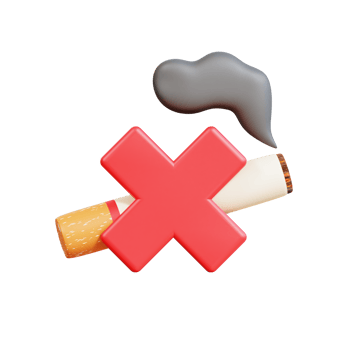 Anti Tobacco Day 3D Icon png