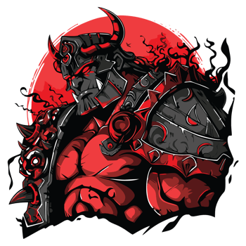 Modern and edgy warrior graphic for stylish tshirt, png