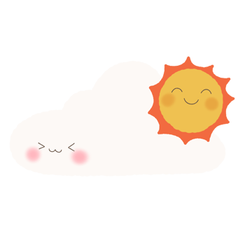 cute cloud weather cartoon png