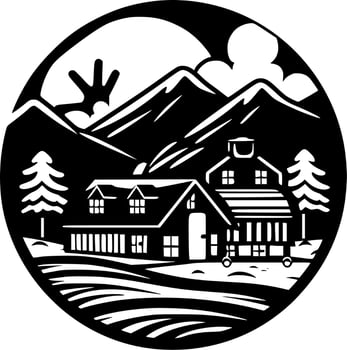 Farm - High Quality Vector Logo - Vector illustration ideal for T-shirt graphic