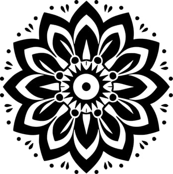 Mandala - High Quality Vector Logo - Vector illustration ideal for T-shirt graphic