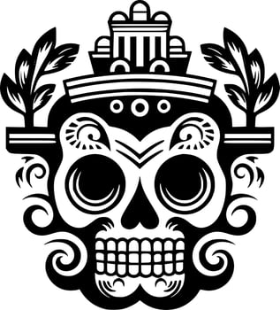 Mexico, Minimalist and Simple Silhouette - Vector illustration