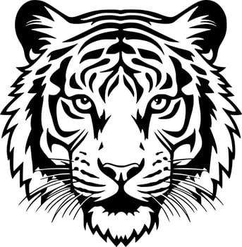Tiger - High Quality Vector Logo - Vector illustration ideal for T-shirt graphic