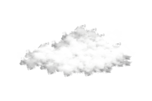 Dense cloud PNG isolated on transparent background. Realistic fog or smoke PNG for storm or sunny weather design. Cloudy sky or smog environmental design on a transparent background for templates.