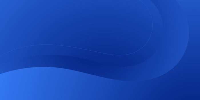 simple abstract blue wave gradient background vector
