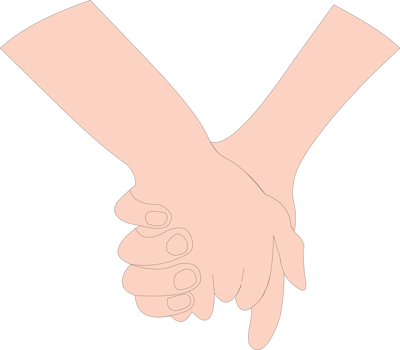 Black hand touch icon png