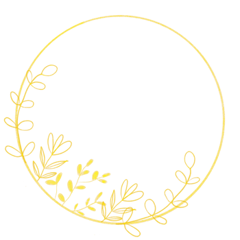 Gold Vintage Frame Wreath Design, Holiday Bokeh Background png