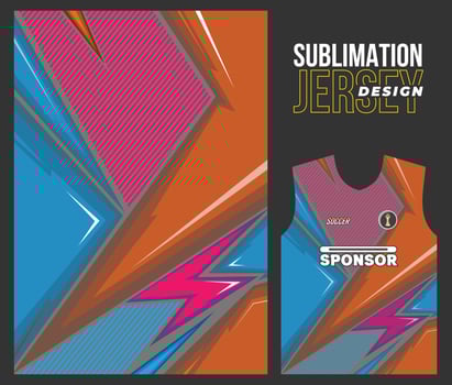 Tshirt Jersey Print Racing Sport vector