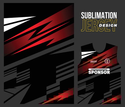 Tshirt Jersey Print Racing Sport vector