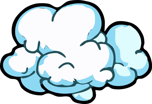 Cloudy png graphic clipart design