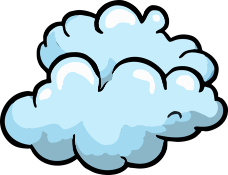 Cloudy png graphic clipart design