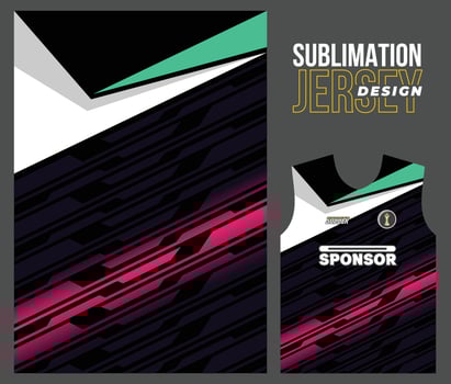Tshirt Jersey Print Racing Sport vector