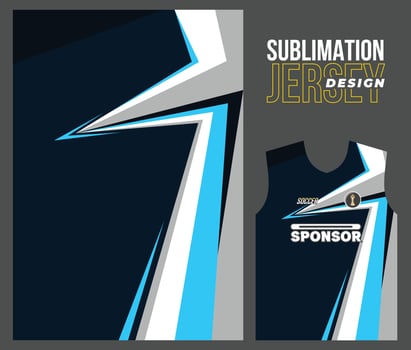 Vector jersey sports design for racing cycling football gaming motocross