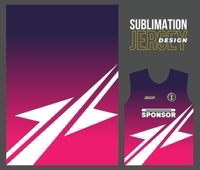 Vector Jersey sports design for racing cycling football gaming motocross