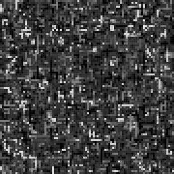 Seamless gray camouflage pattern with Pixel retro effect. Small mixed particles. Dense abstract background. Army or hunting masking texture for apparel, fabric, textile, sport goods. vector