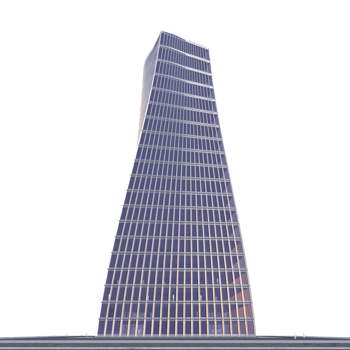 3D illustration of Building in concept png