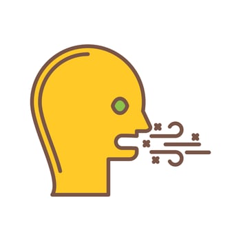 Bad Breath Vector Icon