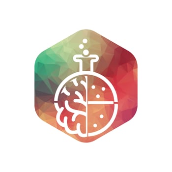 Brain Lab is a Professional science, education and technology logo vector