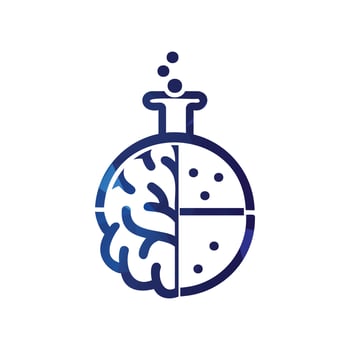 Brain Lab is a Professional science, education and technology logo vector