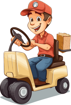 delivery man transparent background png
