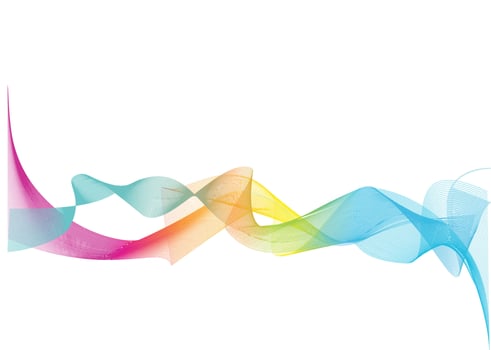 Abstract colorful background. spectrum wave. vector