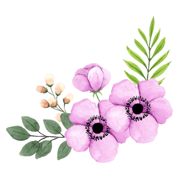 Beautiful Flower, floral bouquet Clip art Element Transparent Background png