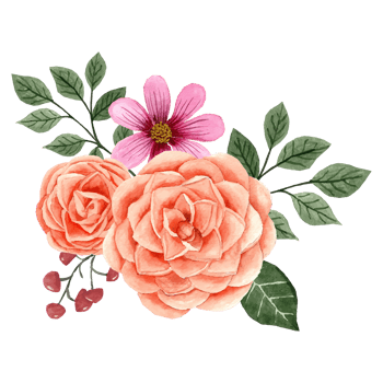 Flower bouquet, floral Clip art Element Transparent Background png