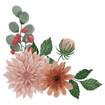 Flower bouquet, floral Clip art Element Transparent Background png