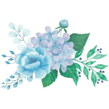 Flower bouquet, floral Clip art Element Transparent Background png