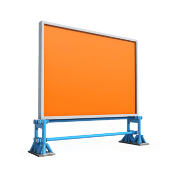billboard isolated on background with png